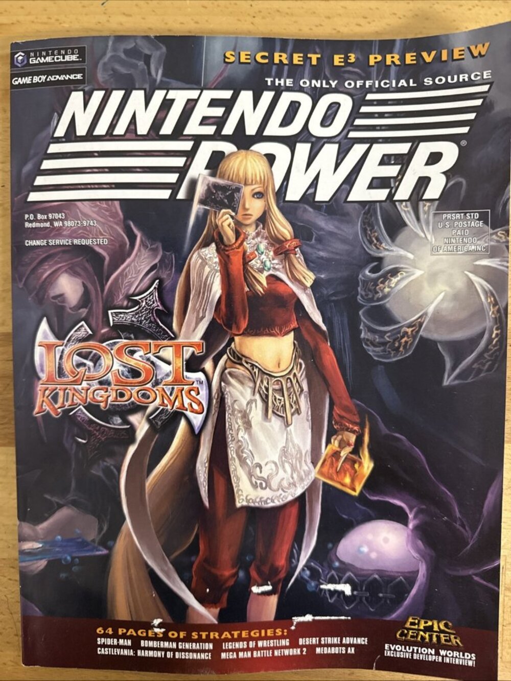 Nintendo Power #157 Lost Kingdoms Bomberman Castlevania Mega Man with Poster